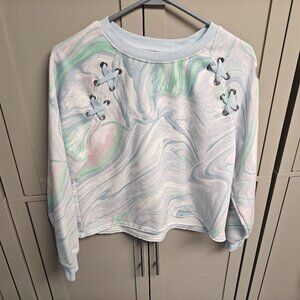 Justice Girl's 14/16 Cropped Sweatshirt